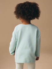 Pale Green Padded Bee Long Sleeve T-Shirt (3mths-7yrs) - Image 3 of 8
