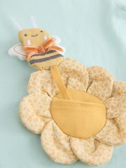 Pale Green Padded Bee Long Sleeve T-Shirt (3mths-7yrs) - Image 8 of 8