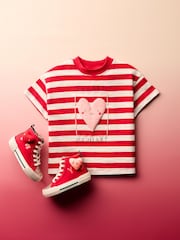 Red Heart Short Sleeve T-Shirt (3mths-7yrs) - Image 7 of 7