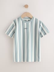 ミネラル ストライプ - レギュラーフィット 半袖 グラフィック プリント Tシャツ（3～16歳） - 画像 5 / 8