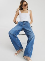 River Island White Corset Top - Image 1 of 4
