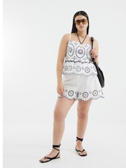 River Island White Cutwork Shorts - Image 1 of 6