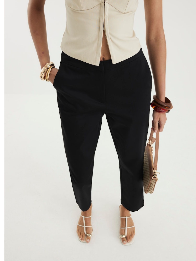 River Island Black Slim Cigarette Trousers - Image 2 of 4