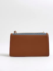 River Island Blue Monogram Denim Shoulder Bag - Image 2 of 5