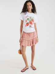 River Island Strawberry Gingham Baby T-Shirt - Imagen 3 de 4