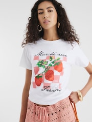 River Island Strawberry Gingham Baby T-Shirt - Imagen 4 de 4