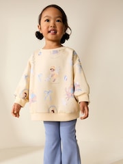 Yellow/Blue Fairy Sweatshirt & Flare Leggings Set (3mths-7yrs) - Image 2 of 8