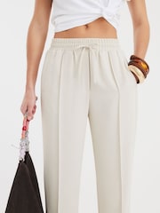 River Island Natural Tailored Joggers - Image 3 of 4