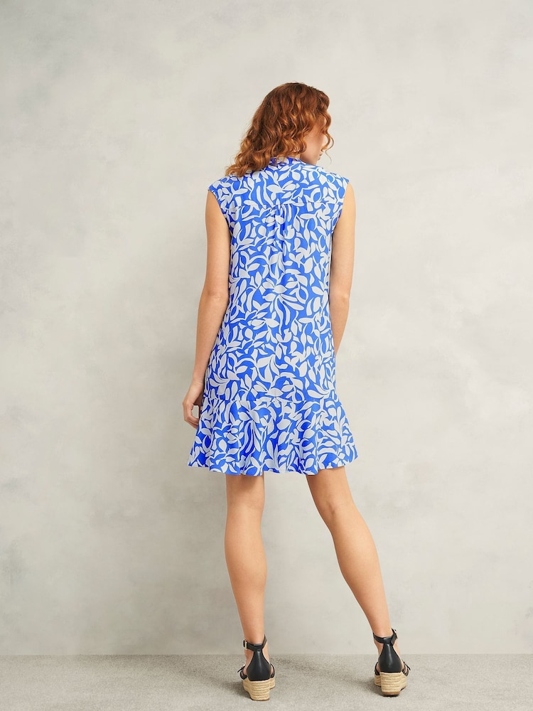 Hobbs Blue Janey Dress - Image 2 of 4 Hobbs Blue Janey Dress - Image 2 of 4