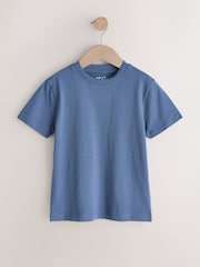 Mid Blue Regular Fit Short Sleeve T-Shirt (3-16yrs) - Image 1 of 4