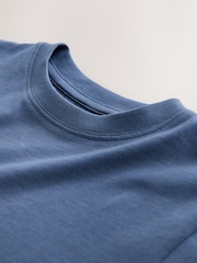 Mid Blue Regular Fit Short Sleeve T-Shirt (3-16yrs) - Image 4 of 4