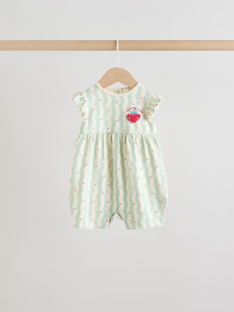 Rød Jordbær Trykt - Pakke med Sparkebukser 3 - Bilde 2 av 12 Rød Jordbær Trykt - Pakke med Sparkebukser 3 - Bilde 2 av 12