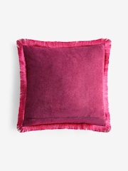 Pink 50 x 50cm Lenny Jacquard Cushion - Image 4 of 4