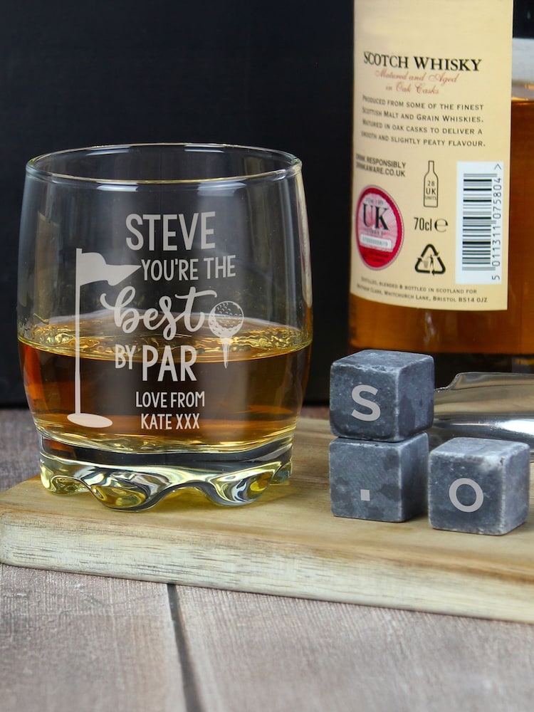 Personalised Par Glass & Whisky Stones By PMC - Image 7 of 7