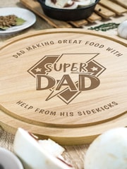 Personalised Super Dad Chopping Board - Image 2 of 3