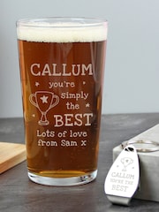 Personalised Simply The Best Pint Glass & Bottle Opener By PMC - Image 4 of 4