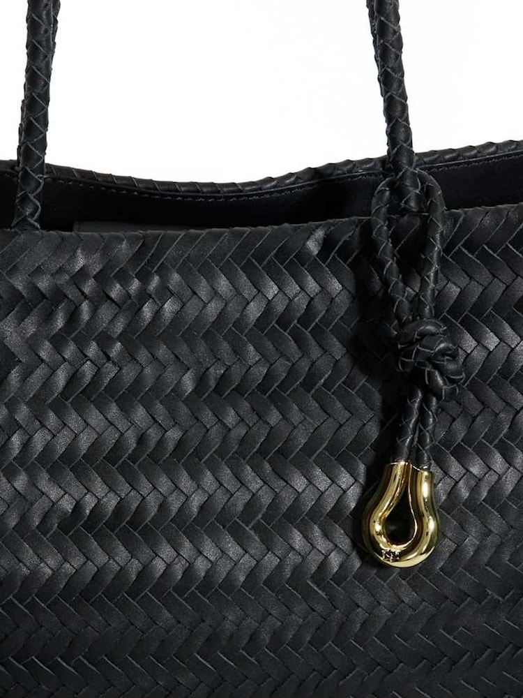 Dune London Large Daxon Woven Tote Bag - Imagen 5 de 5