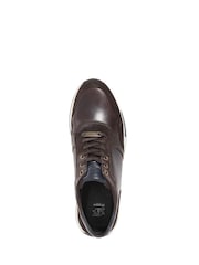 Dune London Brown Thornbury Leather Trainers - Image 4 of 5