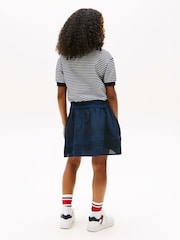 Tommy Hilfiger Blue Relaxed Stripe Polo Shirt - Image 3 of 5
