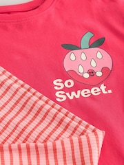 Bright Pink Long Sleeve Top and Leggings Set (3mths-7yrs) - Image 9 of 9