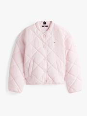 Tommy Hilfiger Relaxed Flag Embroidery Quilted Jacket - صورة 6 من 6