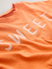 Orange Strawberry Short Sleeve Top and Shorts Set (3mths-7yrs) - Image 7 of 8