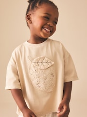 Zitronengelb - Set aus kurzärmligem T-Shirt und Shorts (3 Monate–7 Jahre) - Bild 2 von 8