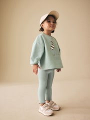 Blue Pear Long Sleeve Top and Leggings Set (3mths-7yrs) - Image 1 of 4