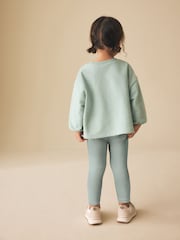 Blue Pear Long Sleeve Top and Leggings Set (3mths-7yrs) - Image 3 of 4