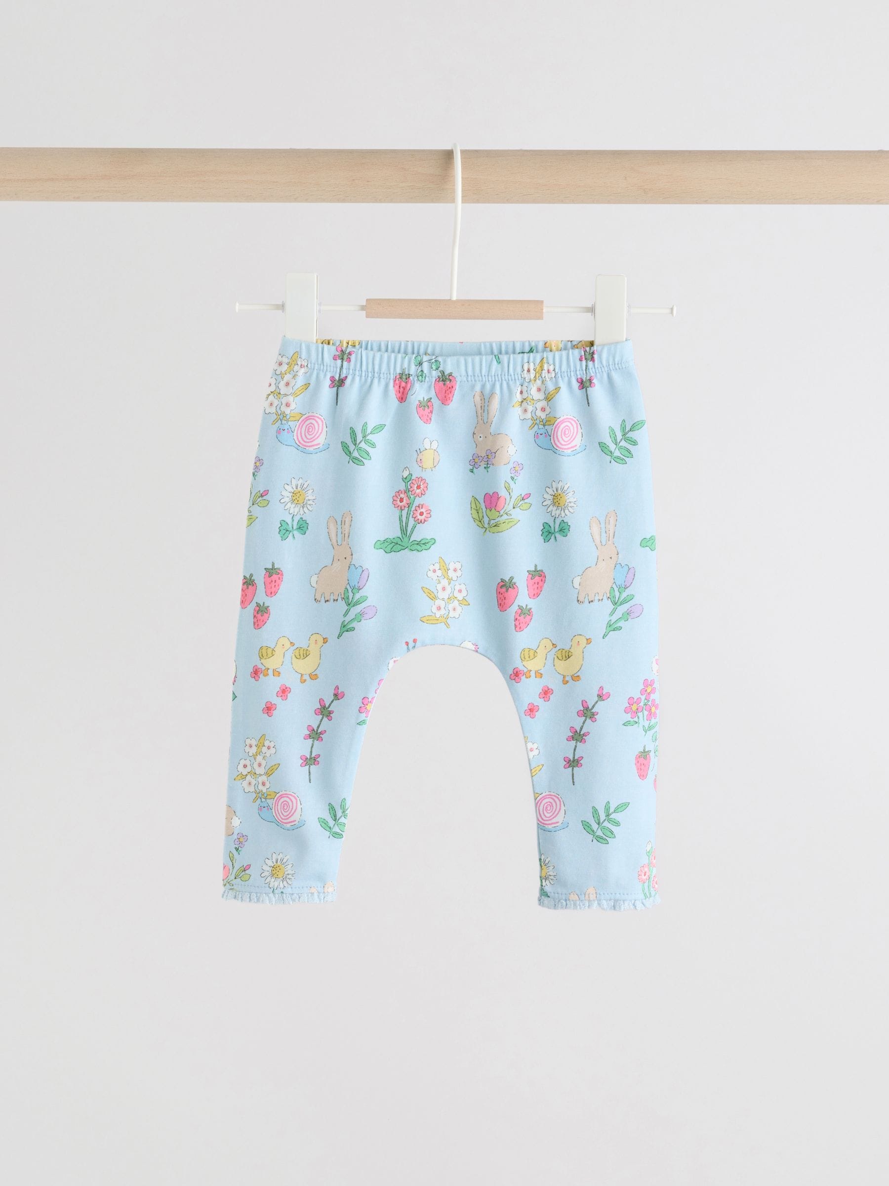 Cumpără Cu model zâne ecru - Short Sleeve Baby Top and Leggings 2