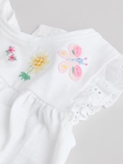 Ecru পরী - Short Sleeve Baby Top and Leggings 2 Piece set (0mths-2yrs) - 11এর মধ্যে 9 ছবি