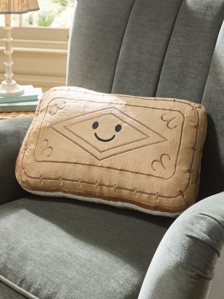 Natural 3D Shaped Biscuit Cushion - Image 1 of 4
