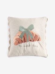 43 X 43cm Embroidered Croissant Cushion - Εικόνα 4 από 5