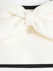 River Island White Girls Mono 3D Bow Bikini - Image 4 of 5