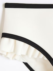River Island White Girls Mono 3D Bow Bikini - Image 5 of 5