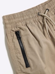 River Island Brown Boys Front Pocket Cargo Shorts - Image 3 of 4