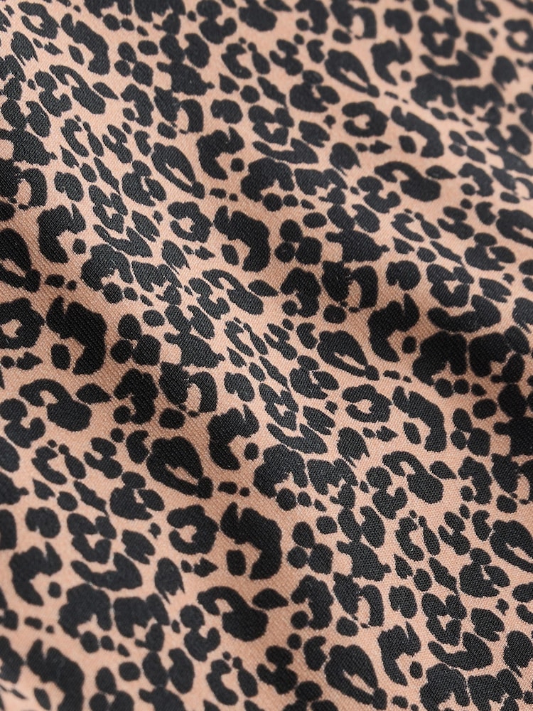 Black/Animal Thong No VPL Comfort Knickers 7 Pack - Image 11 of 11