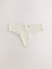 Black/Animal Thong No VPL Comfort Knickers 7 Pack - Image 6 of 11