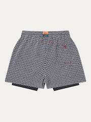 Southwood Quick Dry Fish Print Swim Shorts - Image 2 of 3