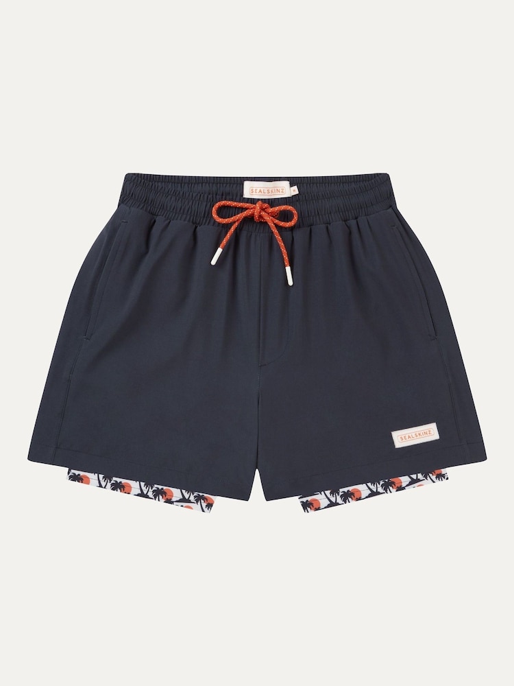Sealskinz Blue Southwood Quick Dry Plain Swim Shorts - Image 2 of 3