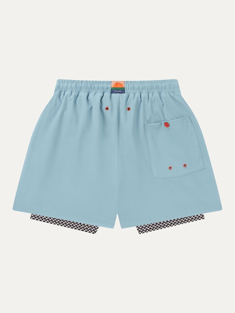Sealskinz Blue Southwood Quick Dry Plain Swim Shorts - Image 3 of 3