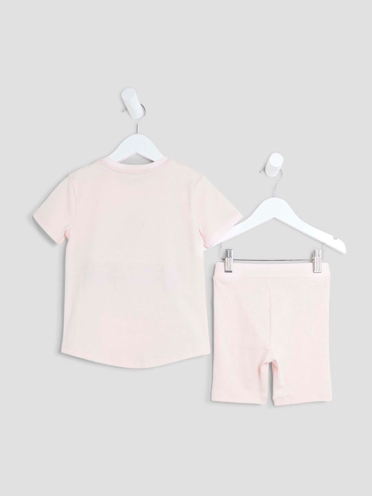 River Island Girls Sequin Bear Shorts Set - صورة 2 من 5 River Island Girls Sequin Bear Shorts Set - صورة 2 من 5