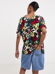 JD Williams Yellow Crinkle Popover Top - Image 2 of 4