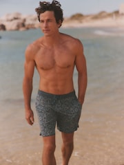 FatFace Navy Geo Flower Board Short - Image 3 of 5