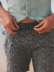 FatFace Navy Geo Flower Board Short - Image 4 of 5