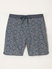 Bañador tipo boardshort de FatFace con estampado floral geométrico - Imagen 6 de 6