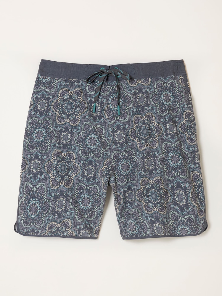 Bañador tipo boardshort de FatFace con estampado floral geométrico - Imagen 6 de 6