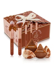Spectrum Collections Pumpkin Spice Brush Sponge and Powder Puff Gift Set - Image 1 of 5