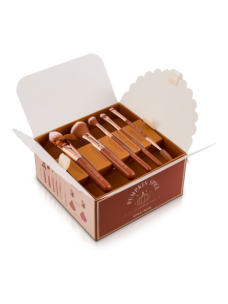 Spectrum Collections Pumpkin Spice Brush Sponge and Powder Puff Gift Set - Image 2 of 5 Spectrum Collections Pumpkin Spice Brush Sponge and Powder Puff Gift Set - Image 2 of 5