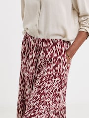 JD Williams Purple Crinkle Tiered Maxi Skirt - Image 5 of 7